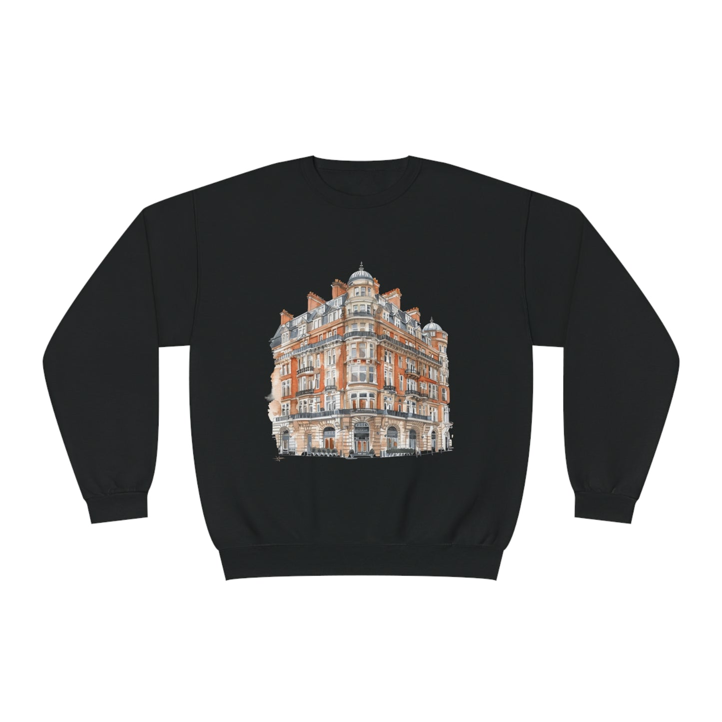 Unisex NuBlend® Crewneck Sweatshirt - British Historic House Classic Architectural Elegance