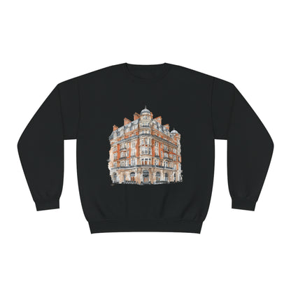 Unisex NuBlend® Crewneck Sweatshirt - British Historic House Classic Architectural Elegance