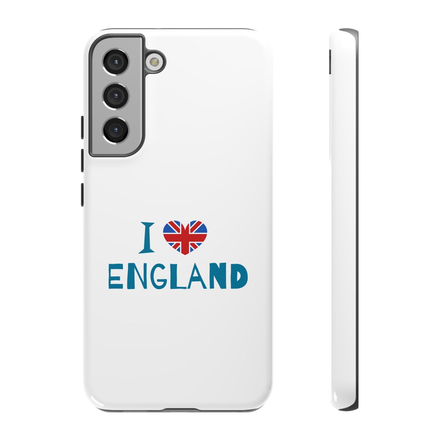 I Love England Phone Case - Stylish Tough Cases for UK Enthusiasts