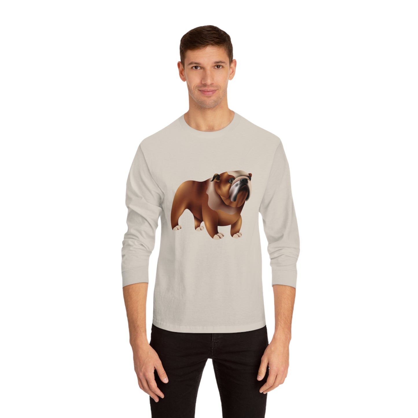 Unisex Classic Long Sleeve T-Shirt - Adorable British Dog
