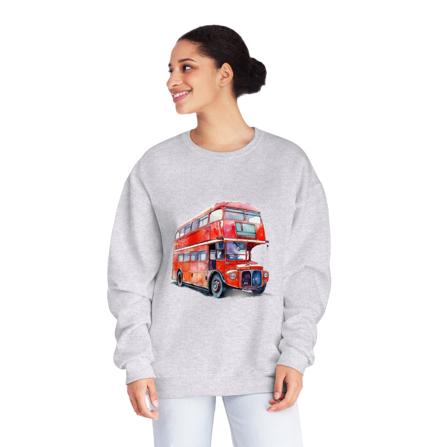 Unisex NuBlend® Crewneck Sweatshirt - British English Bus