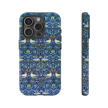 Bird and Floral Pattern Phone Case, Tough Cases, Gift for Nature Lovers, Eco-friendly, Custom Phone Accessories, All-Occasion