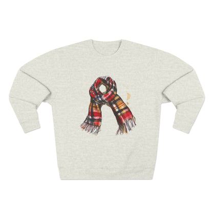 Unisex Crewneck Sweatshirt - Classic British Plaid Scarf