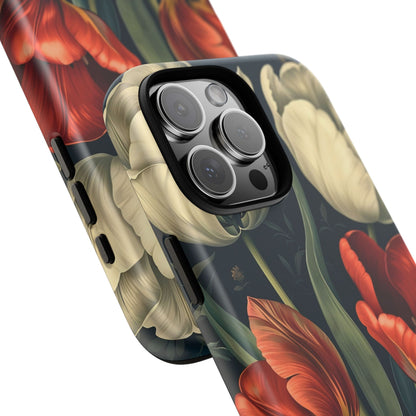 White Flower Tough Cases