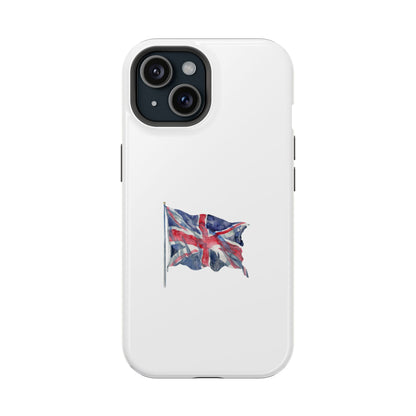 UK Flag Magnetic Tough Case, Durable Phone Cover, British Pride Accessory, Gift for Travelers, Patriot’s Tech Protector