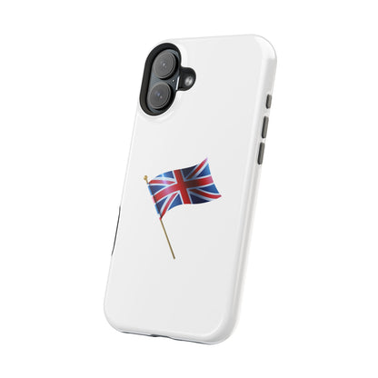 Vintage Union Jack Magnetic Phone Case, British Flag Tough Case, Gift for Anglophiles, Travel Accessories,UK Prid e Case
