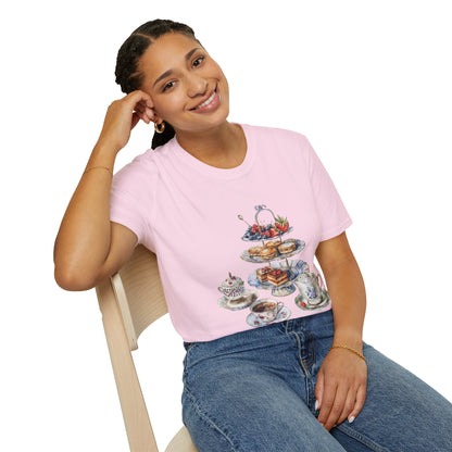 Unisex Softstyle T-Shirt - Palace Plates - A Royal British Breakfast