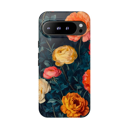 Floral Phone Case - Tough Cases, Stylish Protection, Gift for Flower Lovers, Customizable Cover, Floral Design Mobile Accessory