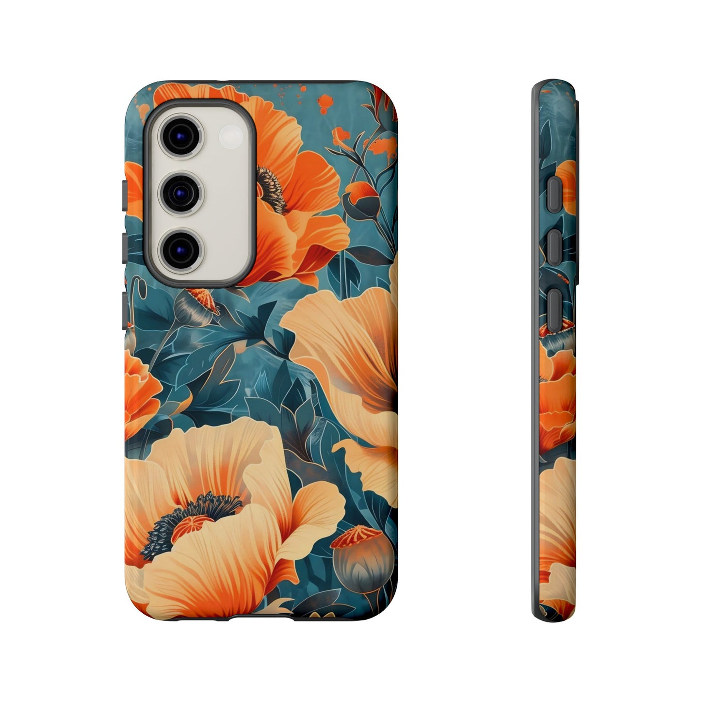 Floral Phone Case, Tough Cases for Protection and Style, Spring Aesthetic, Gift for Her, Phone Accessory for Nature Lovers