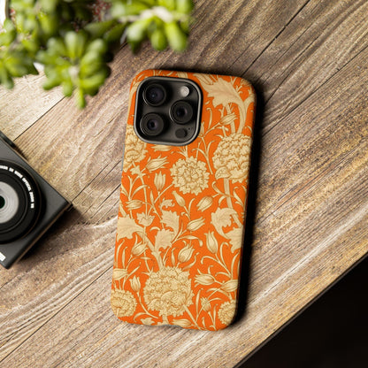 Floral Phone Case, Vibrant Tough Cases for Garden Lovers, Stylish Protection, Gift for Birthdays, Spring Decor, Unique Design