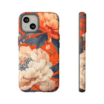 Floral Tough Case, Durable Floral Phone Case, Stylish Protection Case, Gift for Her, Spring Accessories, Mother’s Day Gift