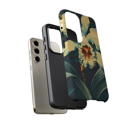 Floral Phone Case - Tough Cases with Orchid Design, Durable Smartphone Cover for Nature Lovers, Floral Gift for Her, Botanical [...]