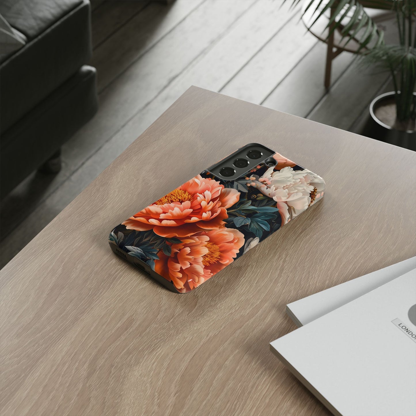 Floral Phone Case - Tough Cases, Durable Cover, Flower Design, Unique Gift, Phone Accessories