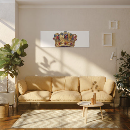 Crown Art Print, Royal Wall Decor, Matched for Home or Office, Gift for Art Lovers, Unique Royalty Artwork