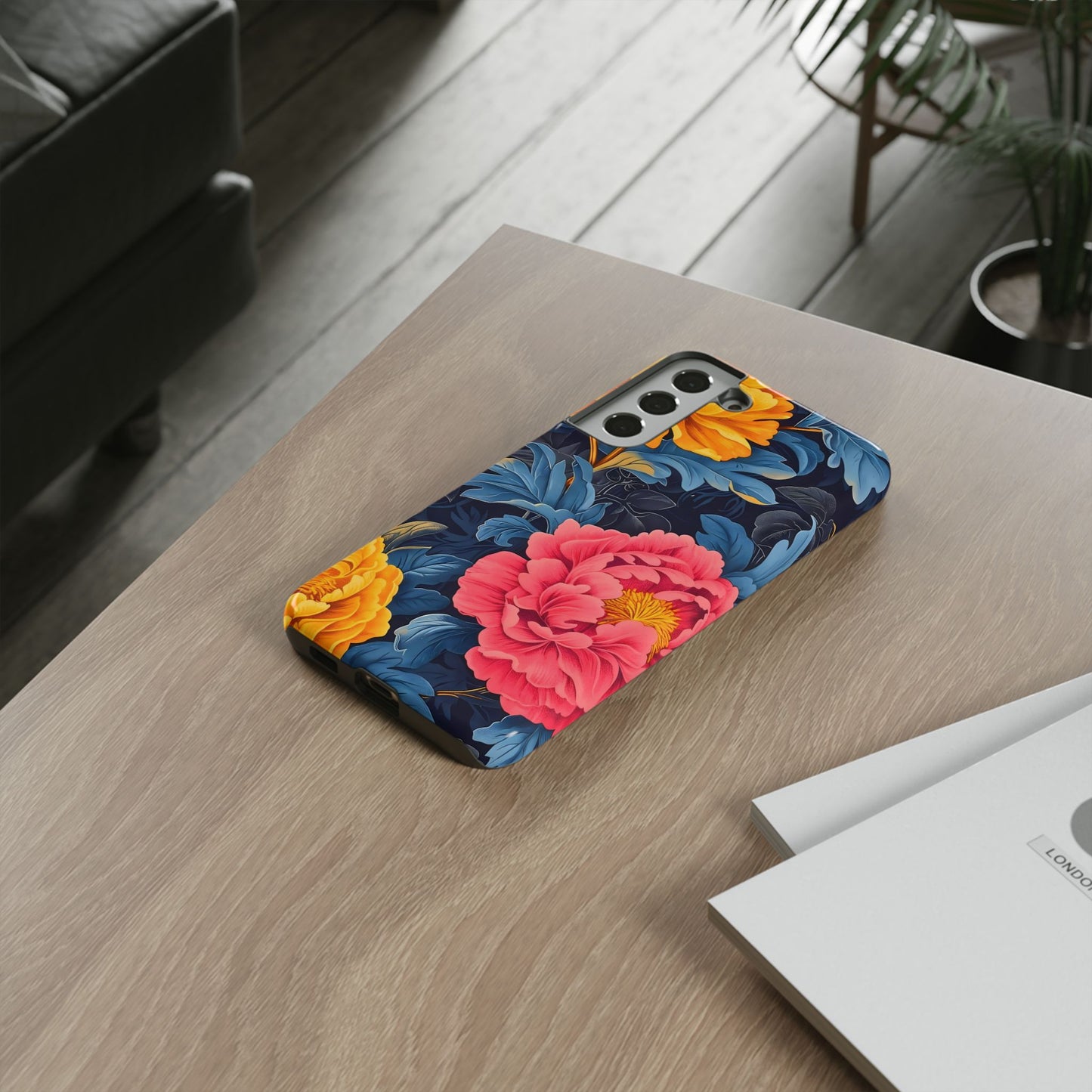 Floral Phone Case, Tough Cases, Stylish Mobile Cover, Gifts for Her, Phone Accessories, Unique Flower Design