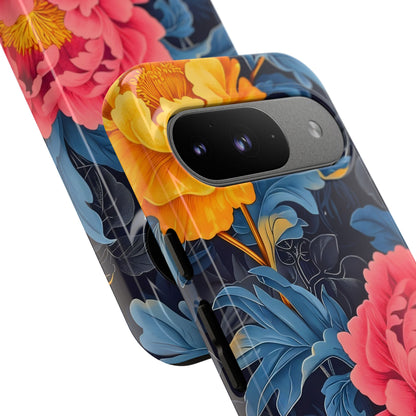 Floral Phone Case, Tough Cases, Stylish Mobile Cover, Gifts for Her, Phone Accessories, Unique Flower Design