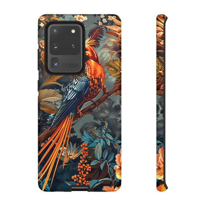 Vibrant Phone Case with Exotic Bird Design, Floral Phone Cover, Tough Case for Nature Lovers, Unique Gift Idea, Phone Accessory, [...]