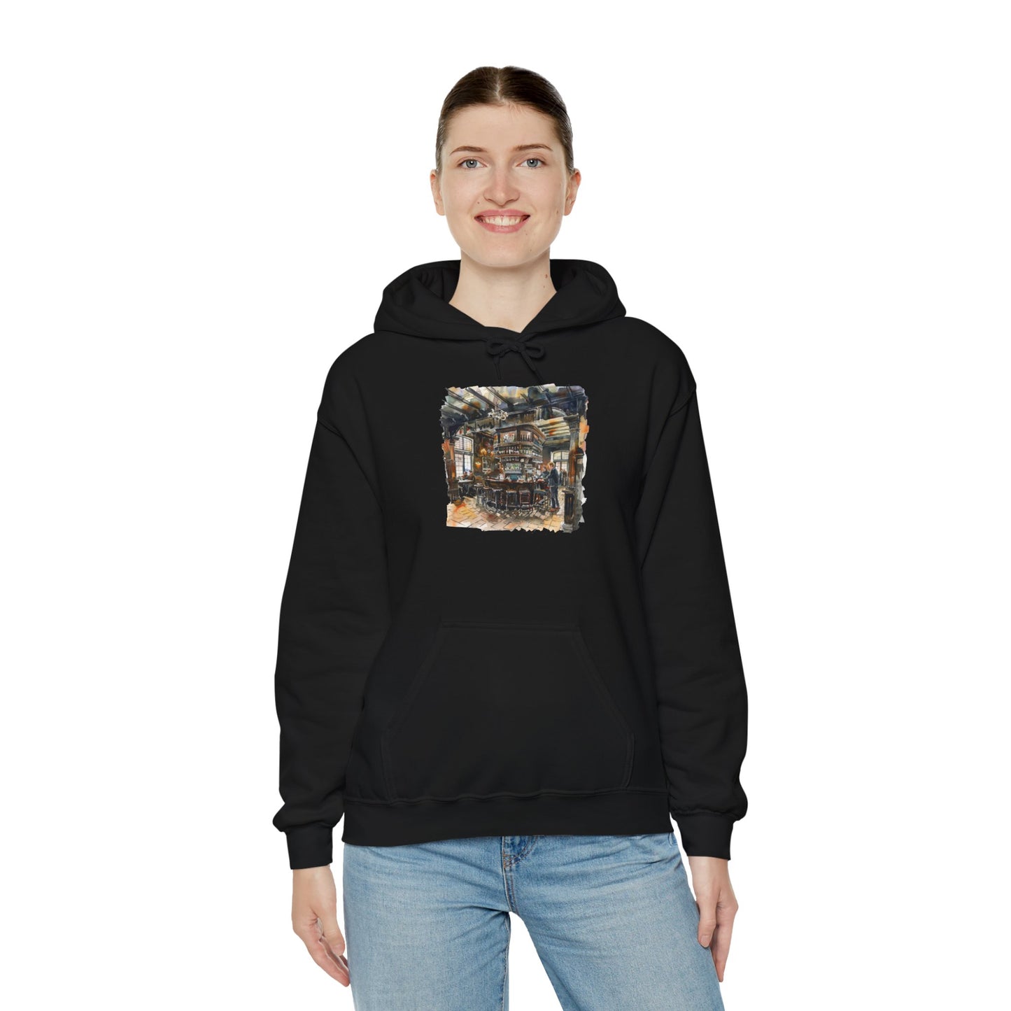 Unisex Heavy Blend™ Hooded Sweatshirt - Ale & Atmosphere - The Quintessential British Pub