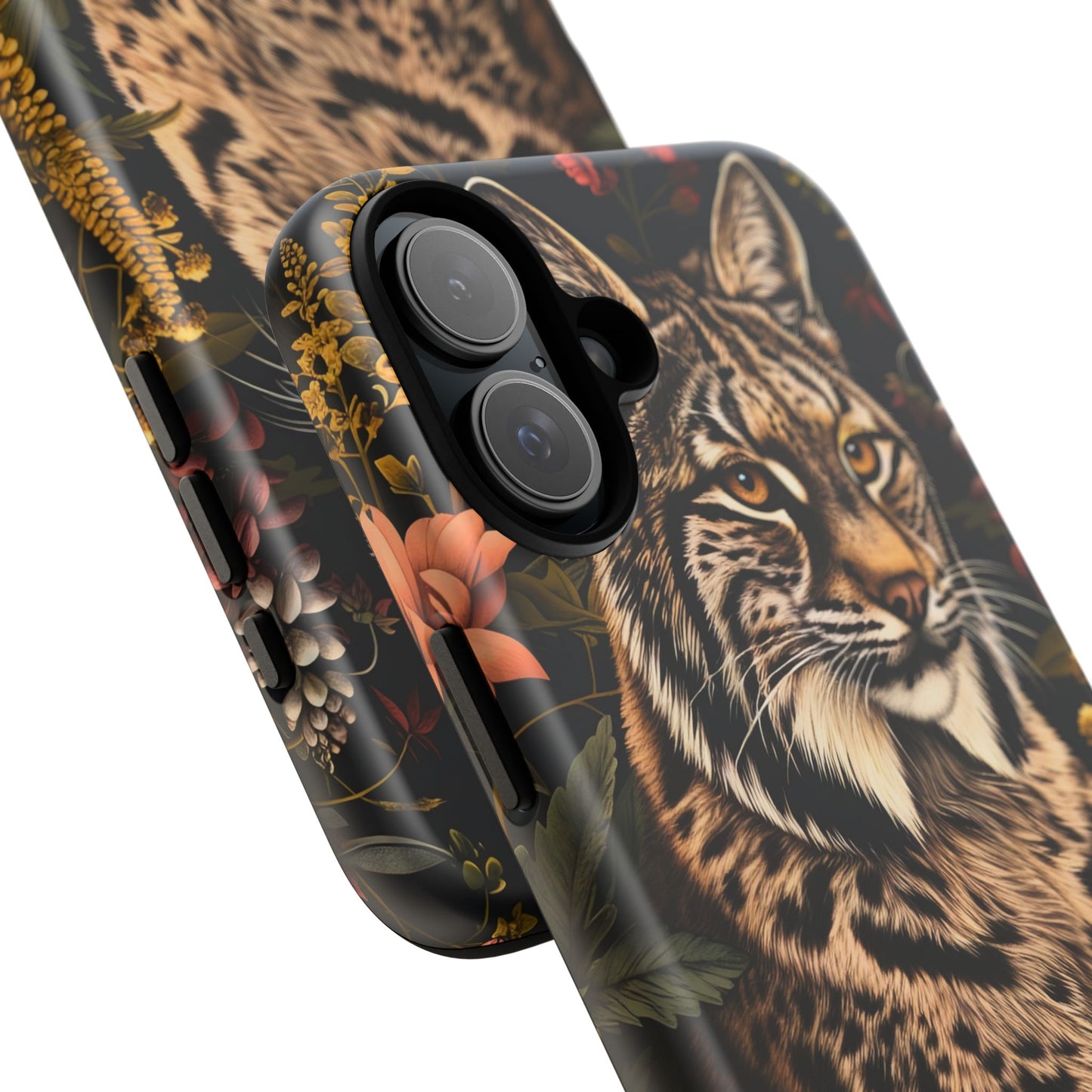 Wildlife Phone Case with Lynx Design, Tough Cases, Animal Lovers Gift, Nature Inspired Accessories, Unique Tech Protection