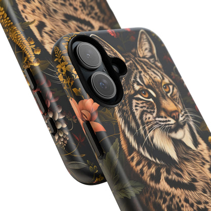 Wildlife Phone Case with Lynx Design, Tough Cases, Animal Lovers Gift, Nature Inspired Accessories, Unique Tech Protection
