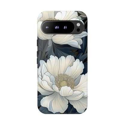 Elegant Floral Phone Case, Floral iPhone Cover, Flower Art Phone Case, Eco-Friendly Mobile Protection, Tough & Stylish Phone Case