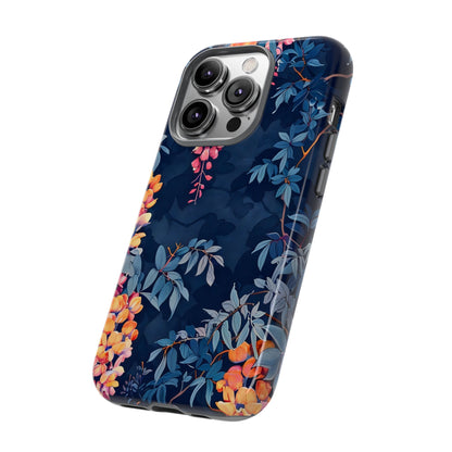 Floral iPhone Case, Tough Phone Cover, Gift for Her, Nature Lover Accessory, Spring Decor, Unique Floral Design