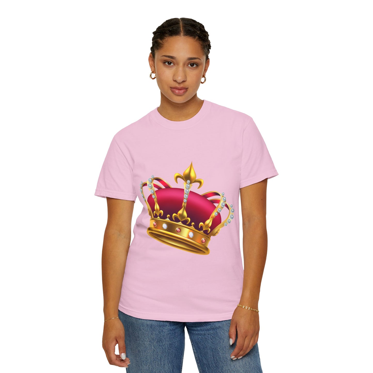 Unisex Garment-Dyed T-shirt - British Royal Crown