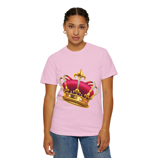 Unisex Garment-Dyed T-shirt - British Royal Crown