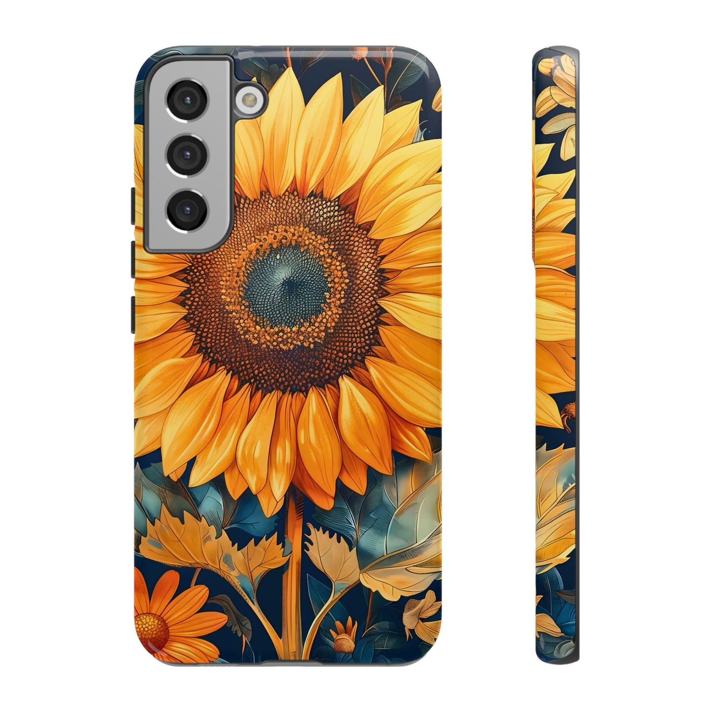 Sunflower Phone Case - Floral Design for Nature Lovers, Cute Spring Accessory, Gift for Her, Eco-Friendly Cover