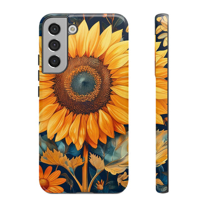Sunflower Phone Case - Floral Design for Nature Lovers, Cute Spring Accessory, Gift for Her, Eco-Friendly Cover