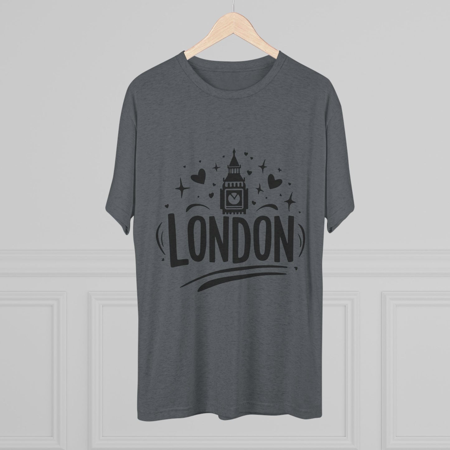 London Cozy Unisex Tri-Blend Crew Tee