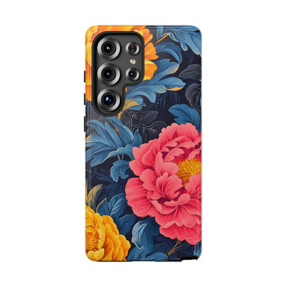 Floral Phone Case, Tough Cases, Stylish Mobile Cover, Gifts for Her, Phone Accessories, Unique Flower Design