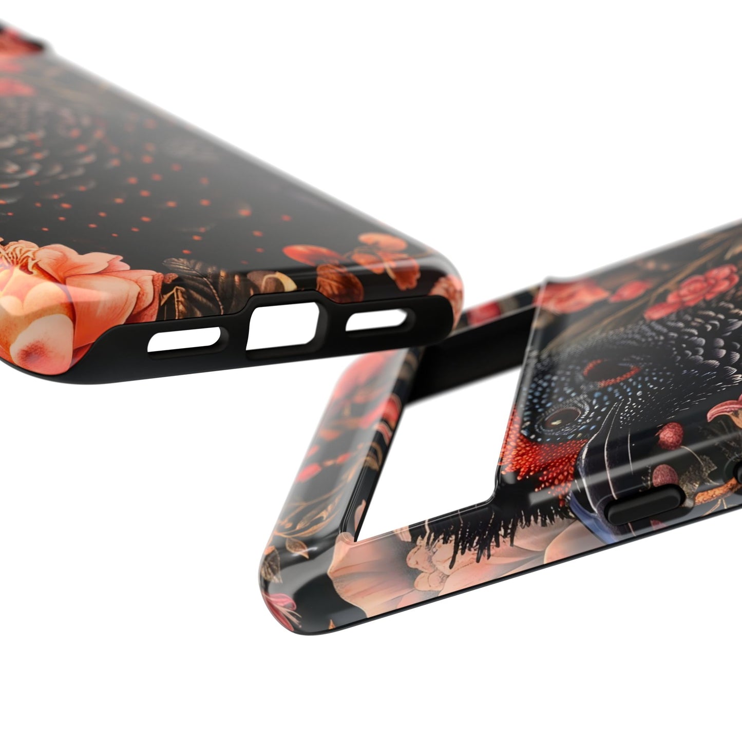 Tough Cases: Floral Design Phone Case, Stylish Protection for Your Phone, Unique Gift for Bird Lovers, Vibrant Floral Art, [...]