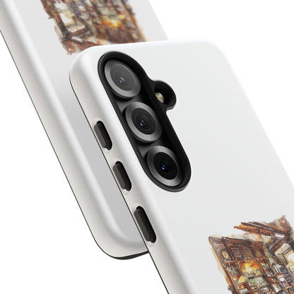Artistic Phone Case - Cozy Bar Scene Design