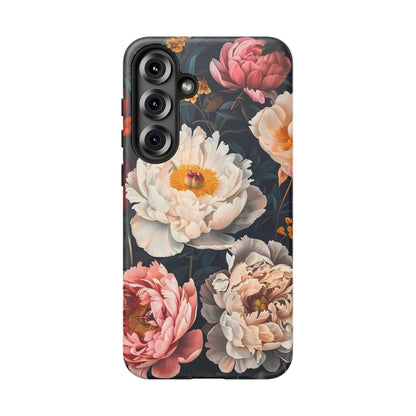 Floral Phone Case, Tough Phone Cover, Flower Design, Unique Gift for Her, Trendy Accessory, Spring Decor
