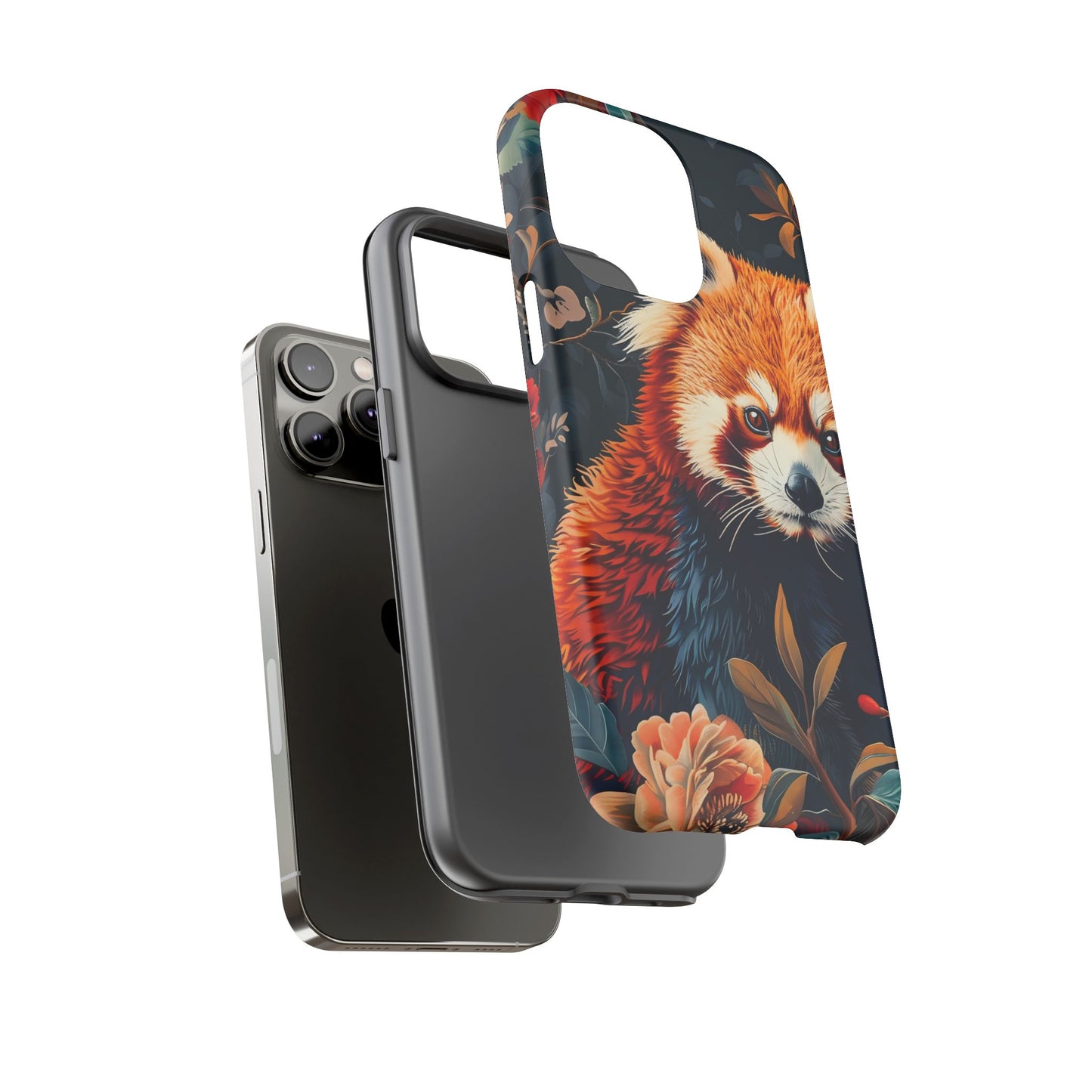 Cute Red Panda Phone Case, Wildlife Lover Gift, Tough Cases for iPhone, Nature-Themed Phone Cover, Animal Art Shell, Cute Tech Accessories