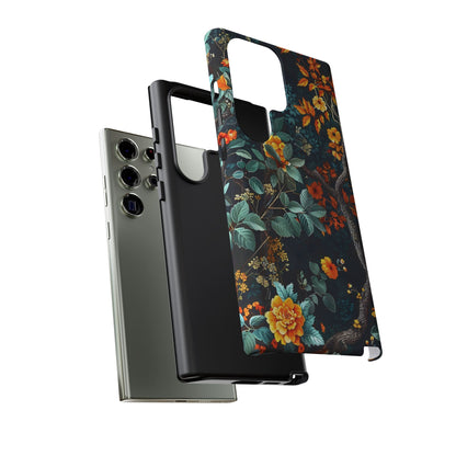 Floral Phone Case | Tough Cases, Protective Cover, Gift for Her, Autumn Vibes, Floral Phone Accessory, Unique Design