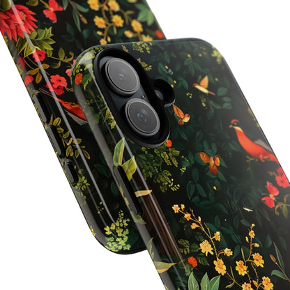 Floral Tough Phone Case, Nature-Inspired Design, Ideal for Garden Lovers, Gift for Birthdays, Christmas, Eco-Friendly Accessory