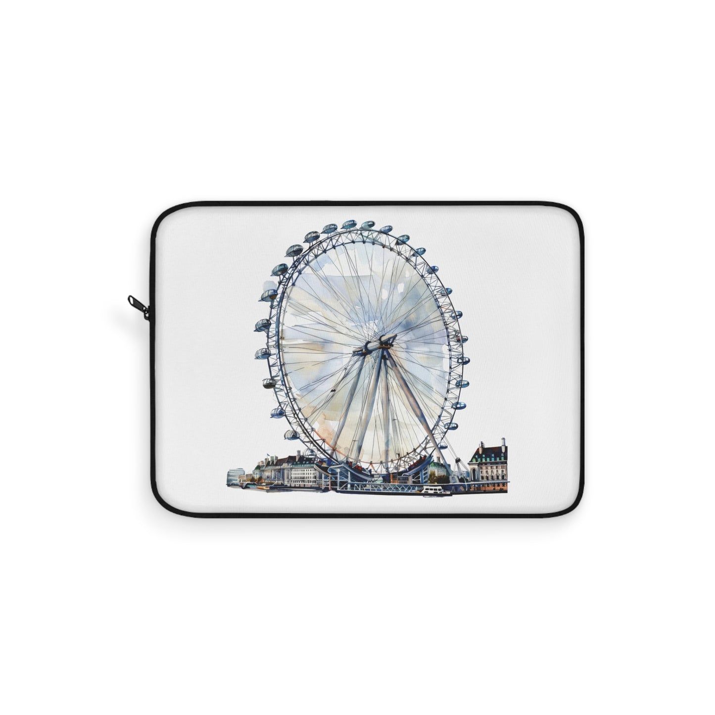 London Eye Laptop Sleeve - Stylish Tech Case, Gift for Travelers, Modern Computer Protection, Unique Design for Students & Professionals