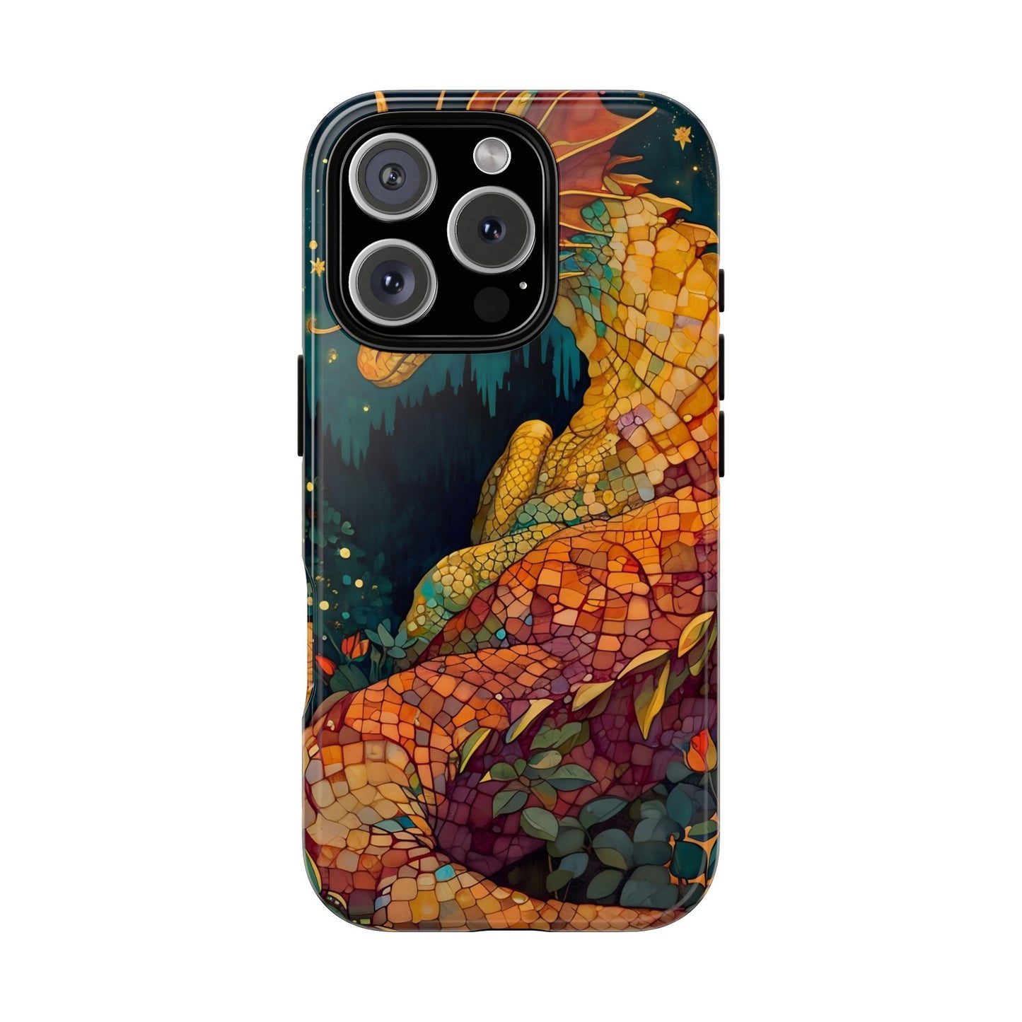 Dragon Art Phone Case, Tough Phone Cover, Fantasy Gift, Unique Mobile Accessory, Dragon Lover Gift, Stylish Protection