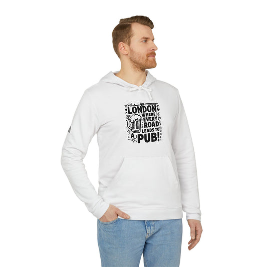 adidas Unisex Fleece Hoodie - London's Pub leading Road