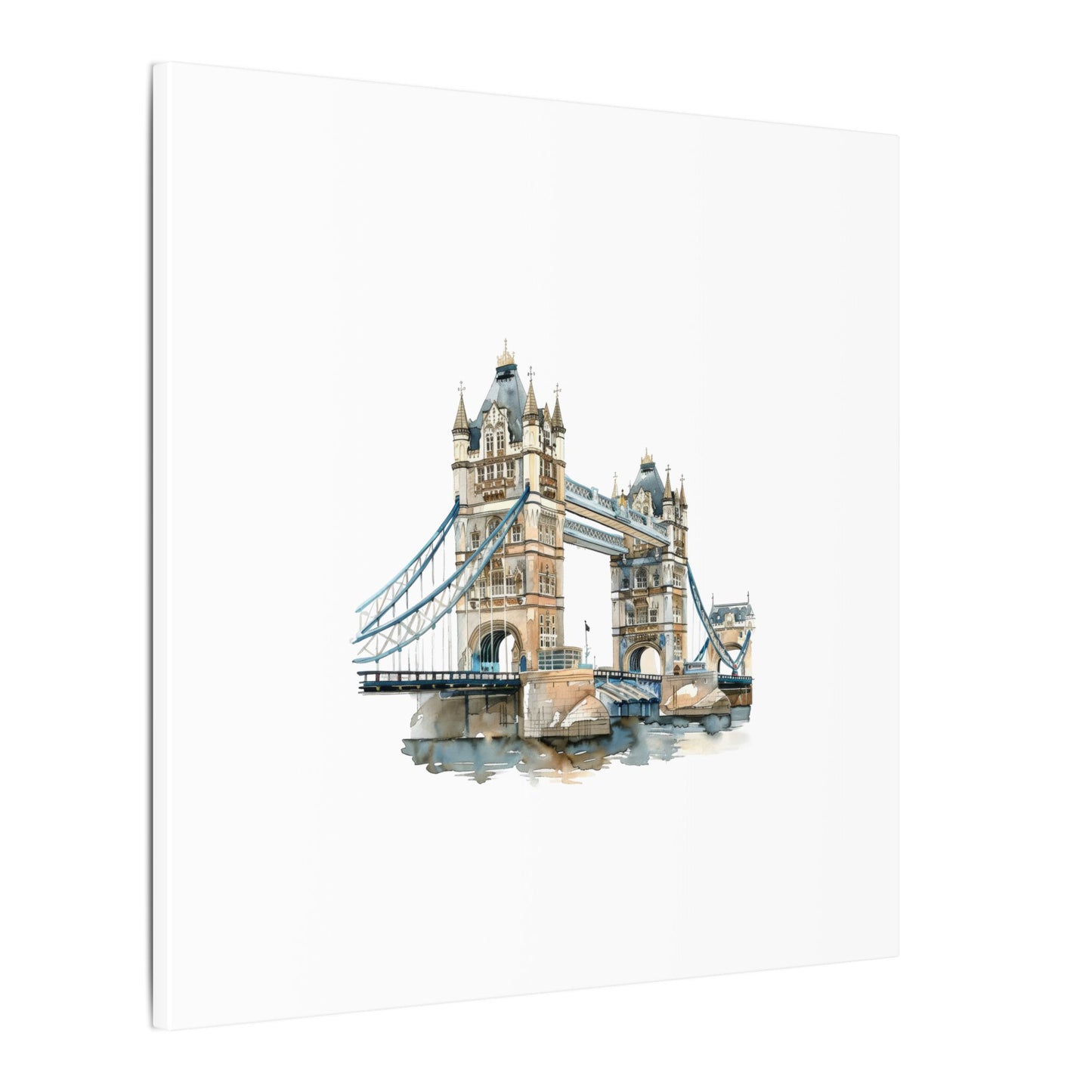 London Bridge Matte Canvas Wall Art, Elegant Home Decor, Unique Gift for Art Lovers, Travel Enthusiast Wall Decor, Modern Aesthetic