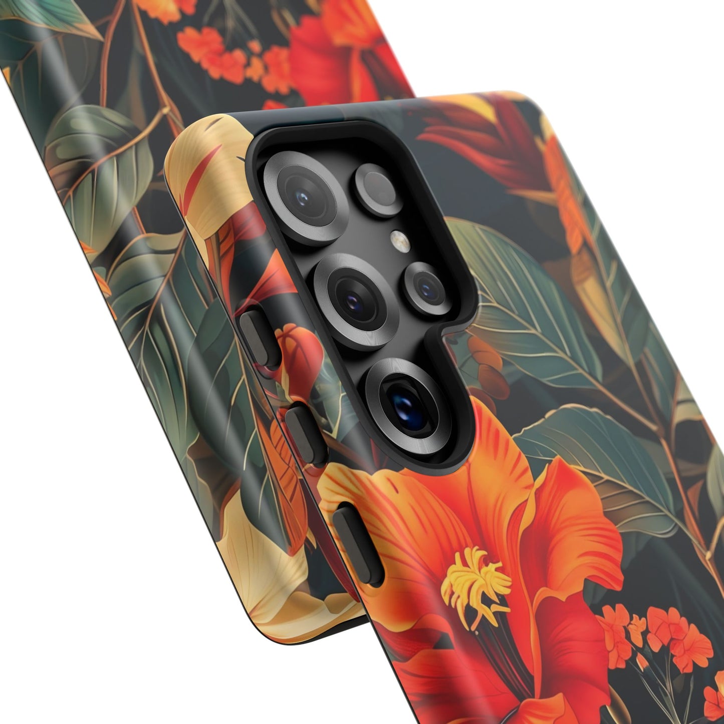 Tough Floral Phone Case | Tropical Vibe, Gift for Nature Lovers, Summer Beach Accessory, Floral Pattern, Trendy Phone Accessories