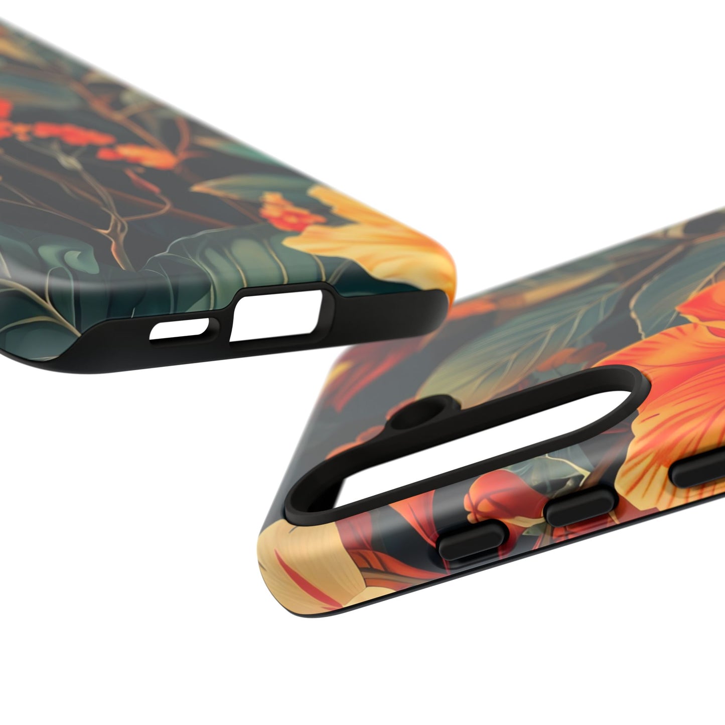 Tough Floral Phone Case | Tropical Vibe, Gift for Nature Lovers, Summer Beach Accessory, Floral Pattern, Trendy Phone Accessories