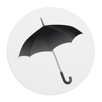 Sleek Umbrella Mouse Pad, Stylish Desk Accessory, Office Decor, Gift for Professionals, Computer Accessories, Gamer Gear