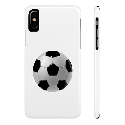 Soccer Ball Slim Phone Cases - Perfect for Sports Lovers, Gift for Athletes, Birthday Present, Stylish Accessories, Phone Protection