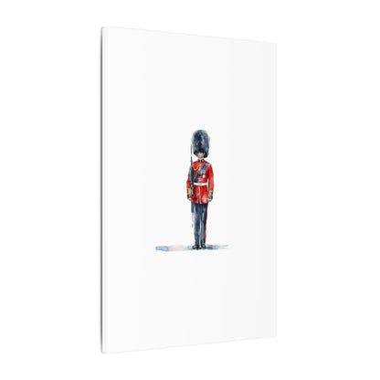 Royal Guard Canvas Art Print, British Soldier Wall Decor, Home Decoration, Gift for History Lovers, Art for Offices, Unique Wall Gallery