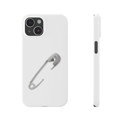 Minimalist Safety Pin Phone Cases | Stylish Slim Cases for Trendy Protection, Gift for Friends, Fashionable Accessories, Unique Phone Cover