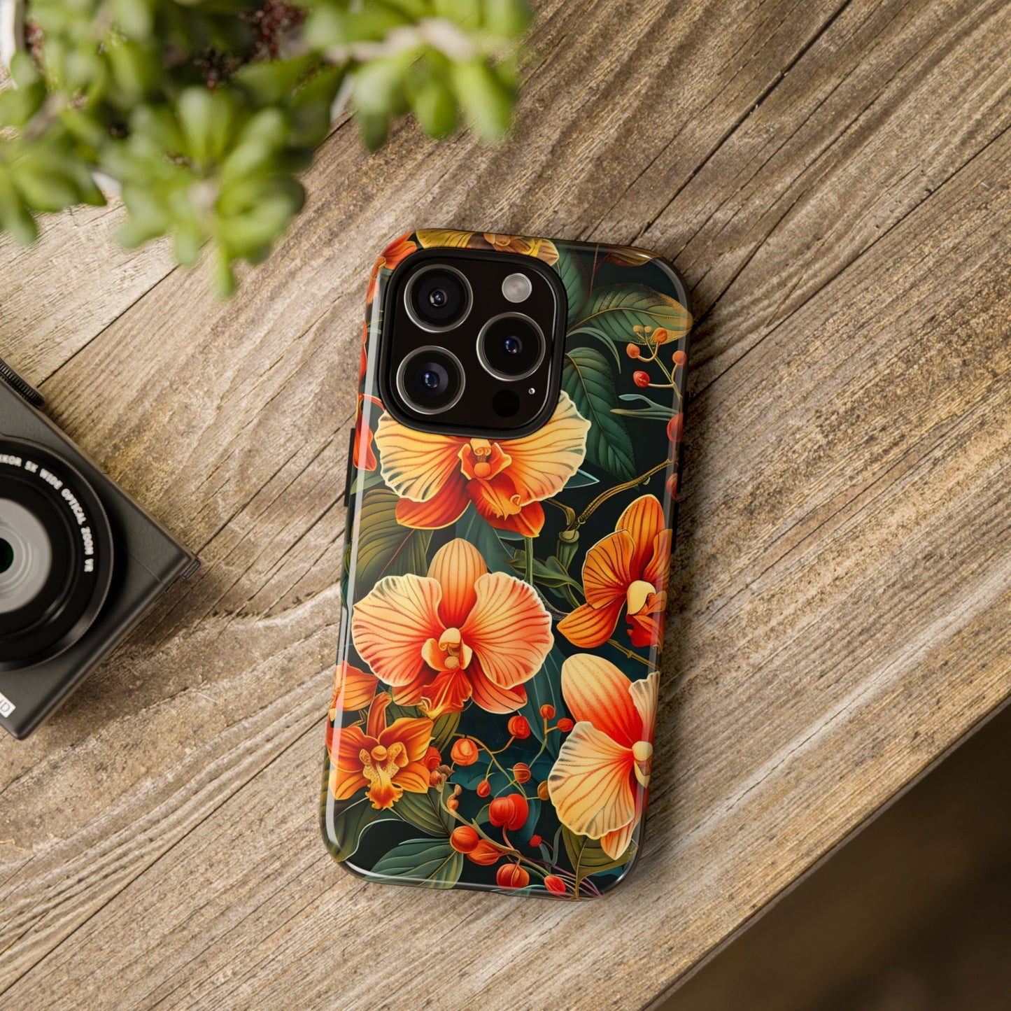 Floral Phone Case - Tough Cases, Protective Cover, Gift for Her, Smartphone Accessory, Floral Design, Nature-Inspired