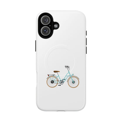 Tough Magnetic Phone Cases, Stylish Bicycle Design, Durable Protection, Perfect Gift for Cyclists, Trendy Tech Accessory